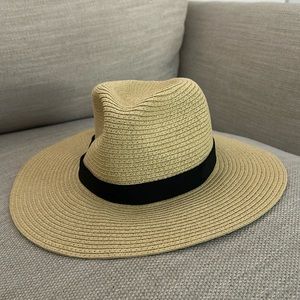 J. Crew packable straw hat